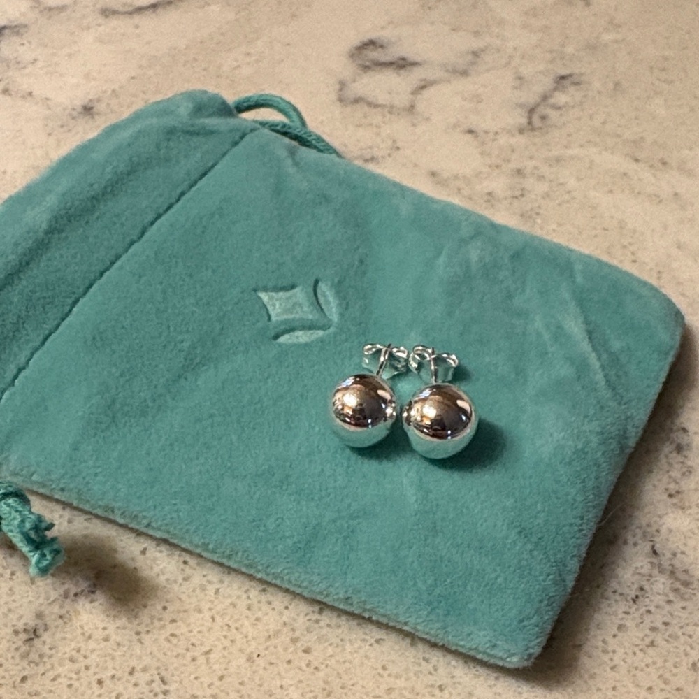 Recycled Silver Stud Earrings from Brilliant Earth